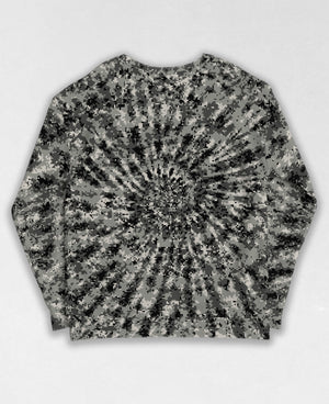 Tie-Dye-Camo, all over digital camouflage sweatshirt, unisex style by Dan Ellis, vague.paris, #0996 back
